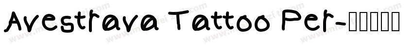 Avestrava Tattoo Per字体转换